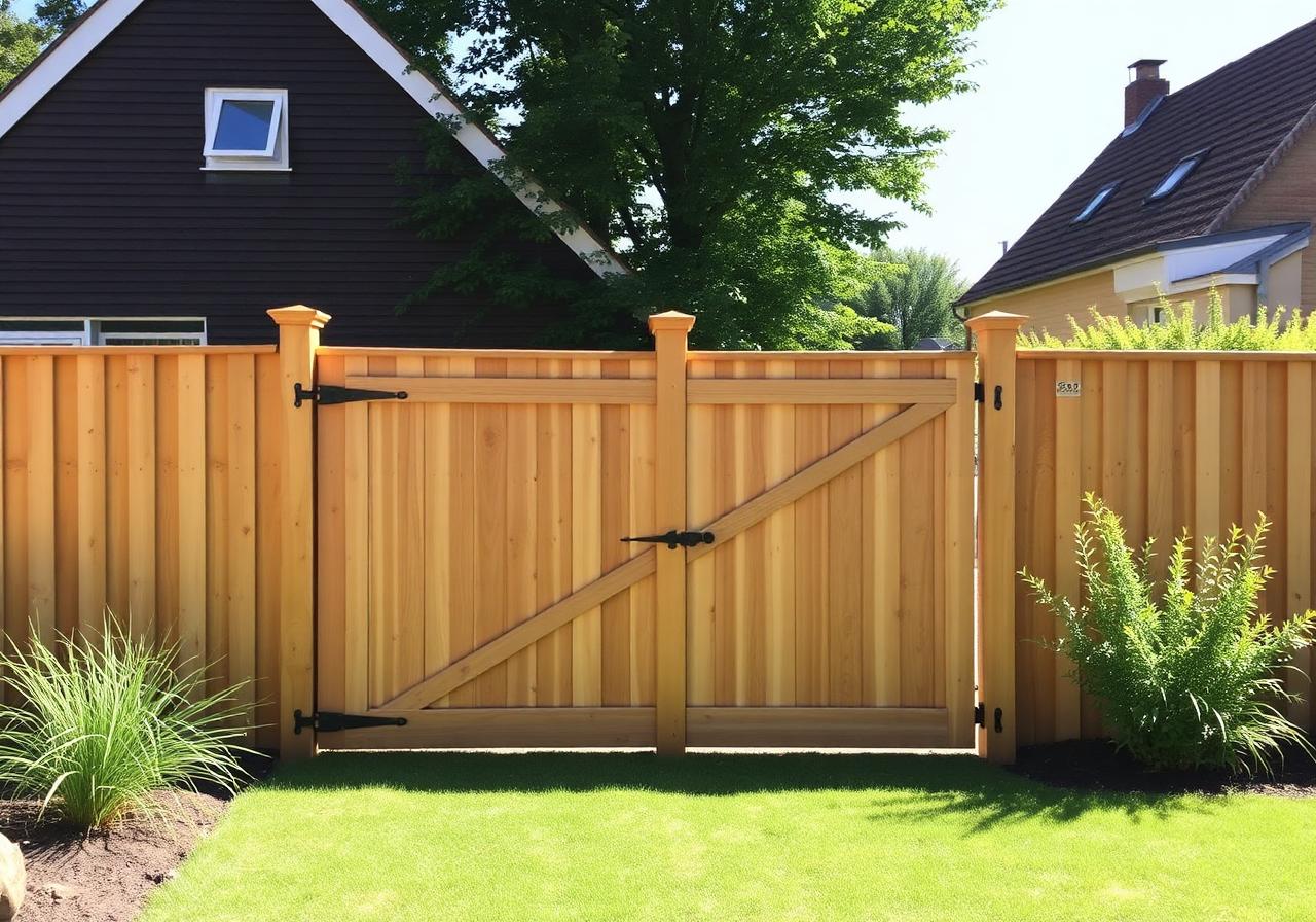 Schutting en poort op maat — Purmerend